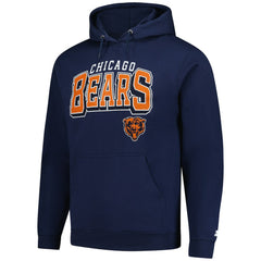 Chicago Bears Starter Vintage Pullover Hoodie Navy - NFL