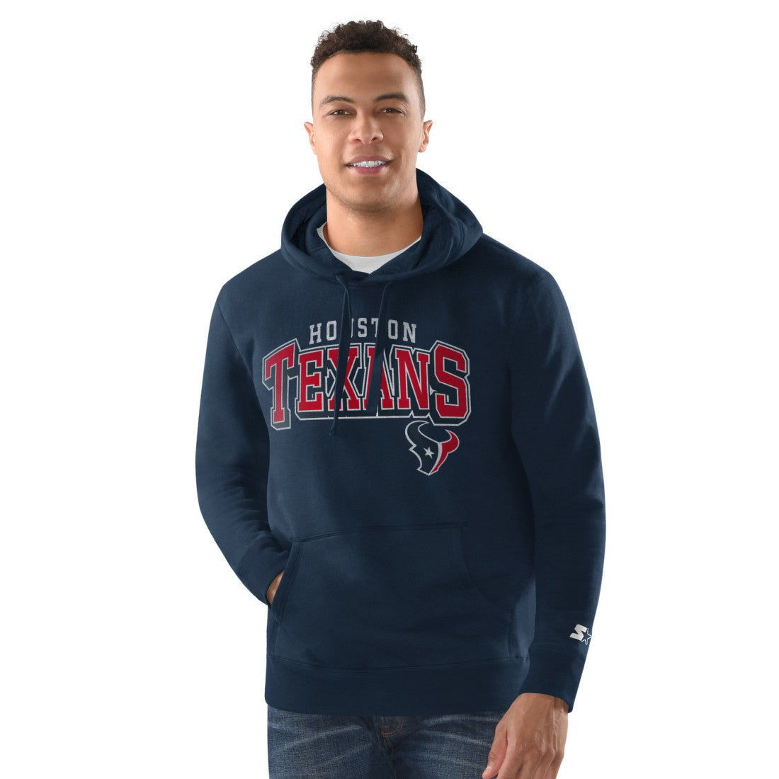 Houston Texans Starter Vintage Pullover Hoodie Navy - NFL