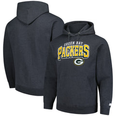 Green Bay Packers Starter Vintage Pullover Hoodie Charcoal - NFL