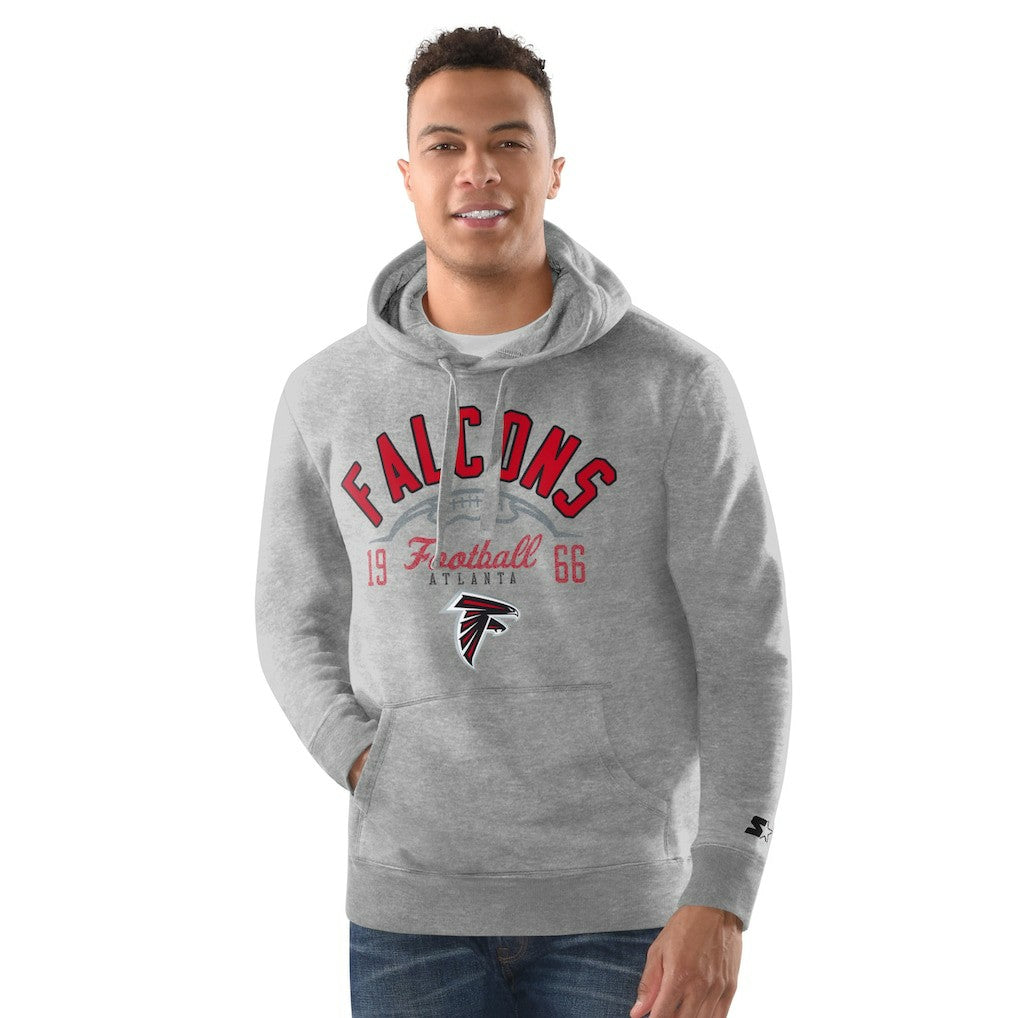 Atlanta Falcons Starter Vintage Pullover Hoodie Black - NFL