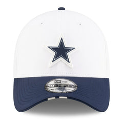Dallas Cowboys New Era 2025 NFL Training Camp 39THIRTY Flex Hat White/Navy - NFL