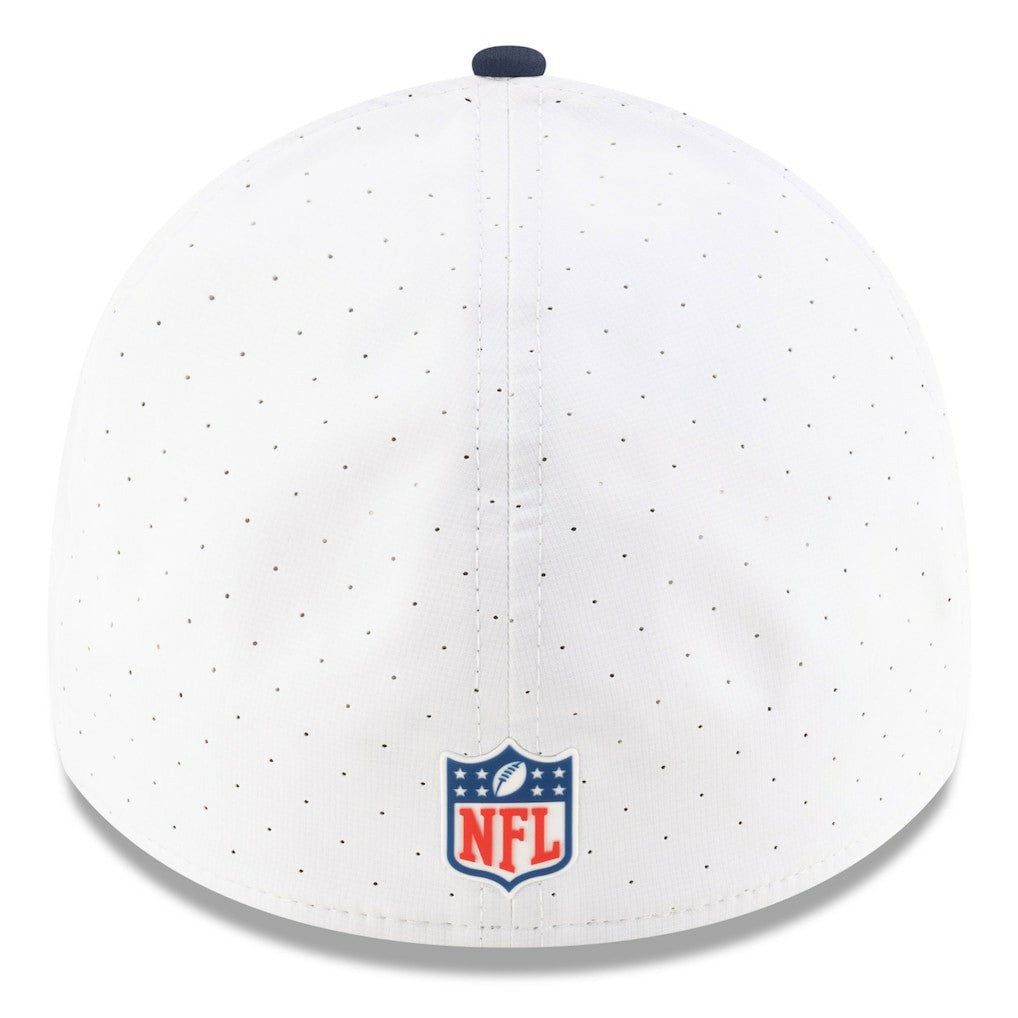 Dallas Cowboys New Era 2025 NFL Training Camp 39THIRTY Flex Hat White/Navy - NFL