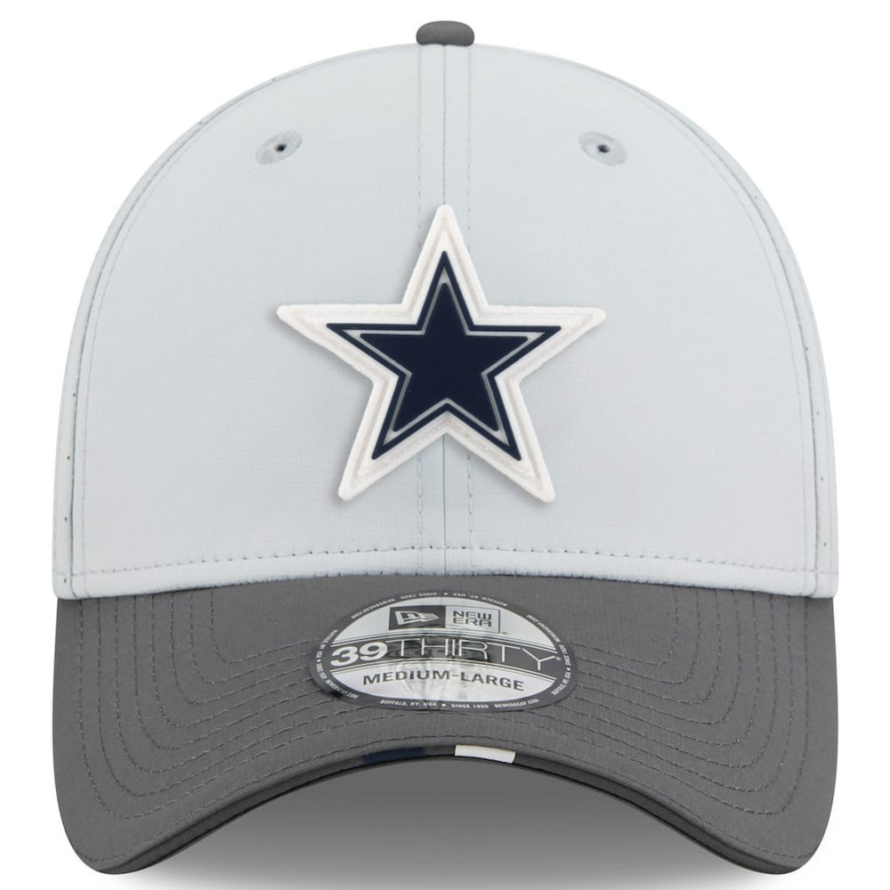 Dallas Cowboys New Era 2025 NFL Training Camp 39THIRTY Flex Hat Gray/Graphite - NFL
