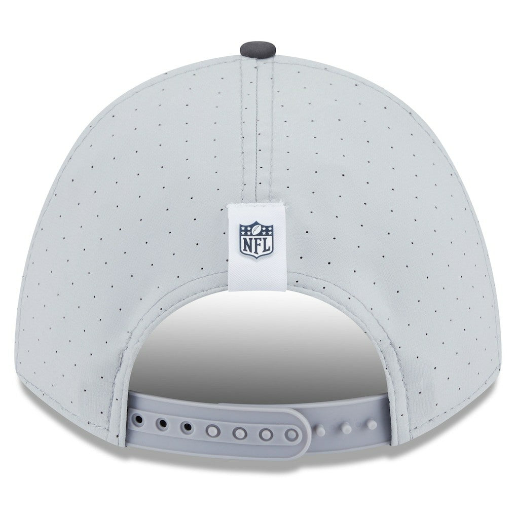 Dallas Cowboys New Era 2025 NFL Training Camp A-Frame 9FORTY Adjustable Hat Gray/Graphite - NFL