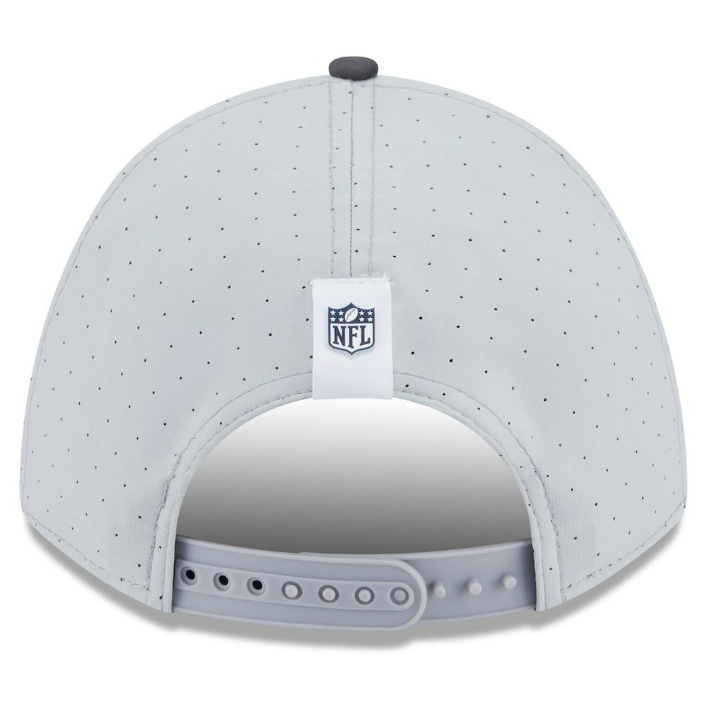 Dallas Cowboys New Era 2025 NFL Training Camp A-Frame 9FORTY Adjustable Hat Gray/Graphite - NFL