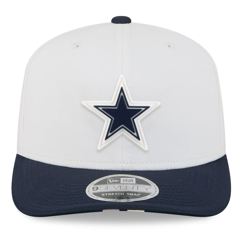 Dallas Cowboys New Era 2025 NFL Training Camp 9SEVENTY Adjustable Hat White/Navy - NFL