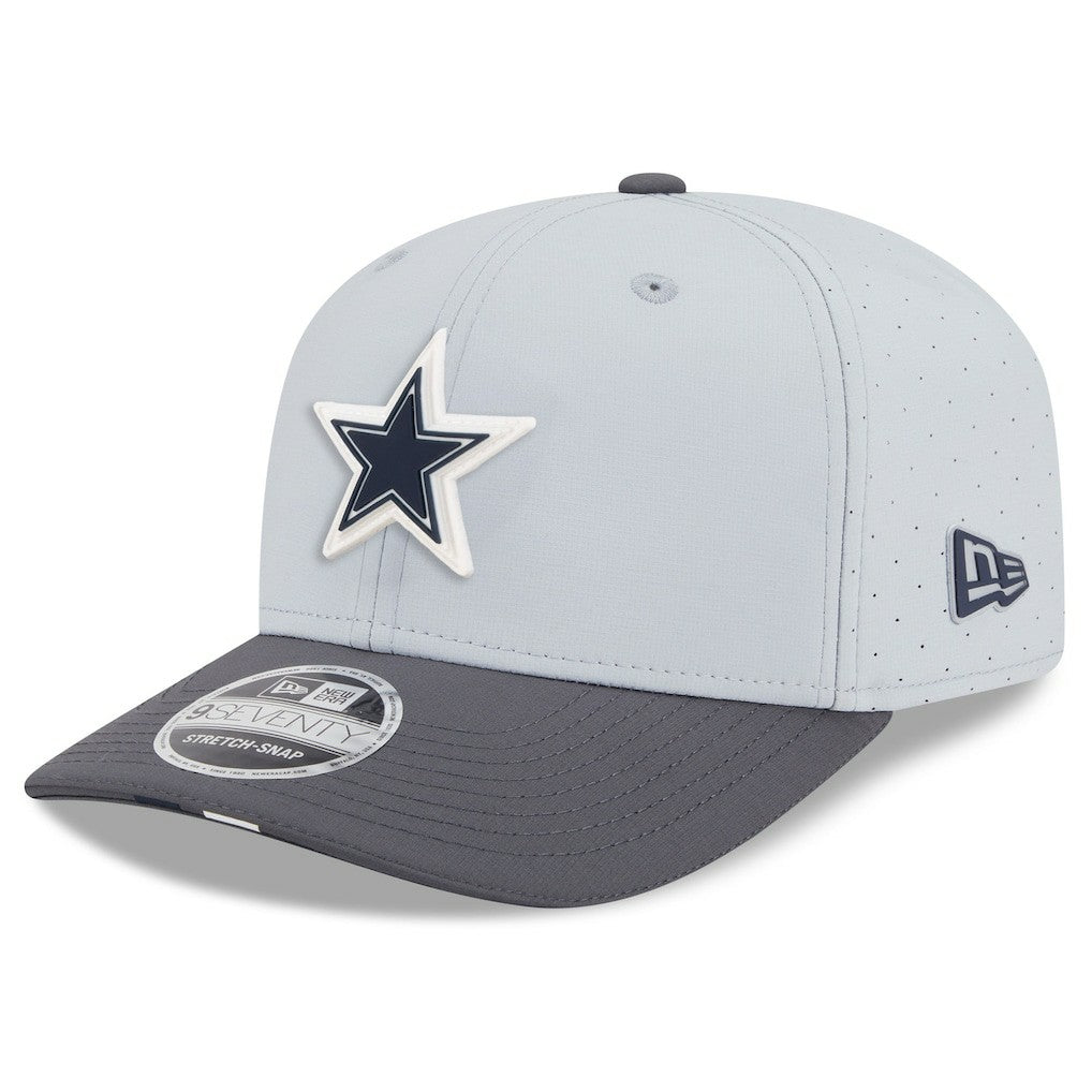 Dallas Cowboys New Era 2025 NFL Training Camp 9SEVENTY Adjustable Hat Gray/Graphite - NFL