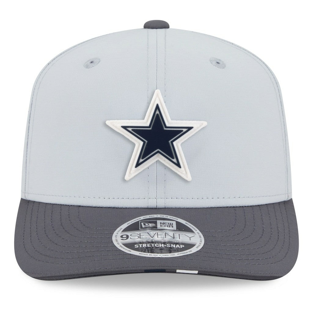 Dallas Cowboys New Era 2025 NFL Training Camp 9SEVENTY Adjustable Hat Gray/Graphite - NFL