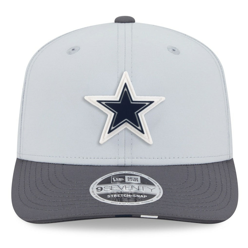 Dallas Cowboys New Era 2025 NFL Training Camp 9SEVENTY Adjustable Hat Gray/Graphite - NFL