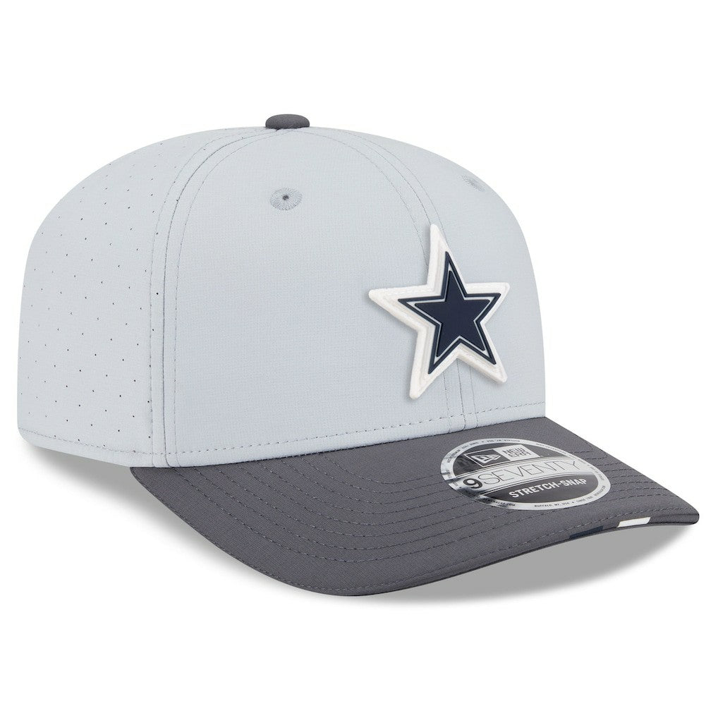 Dallas Cowboys New Era 2025 NFL Training Camp 9SEVENTY Adjustable Hat Gray/Graphite - NFL