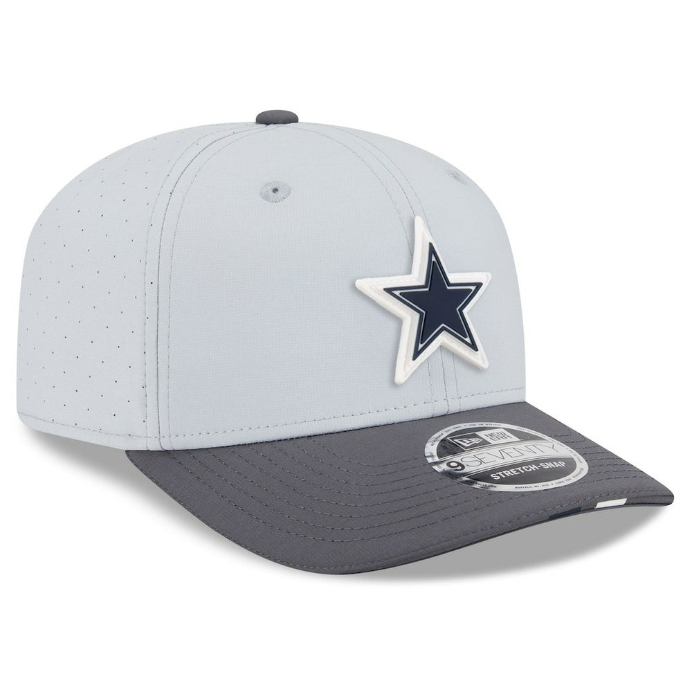 Dallas Cowboys New Era 2025 NFL Training Camp 9SEVENTY Adjustable Hat Gray/Graphite - NFL