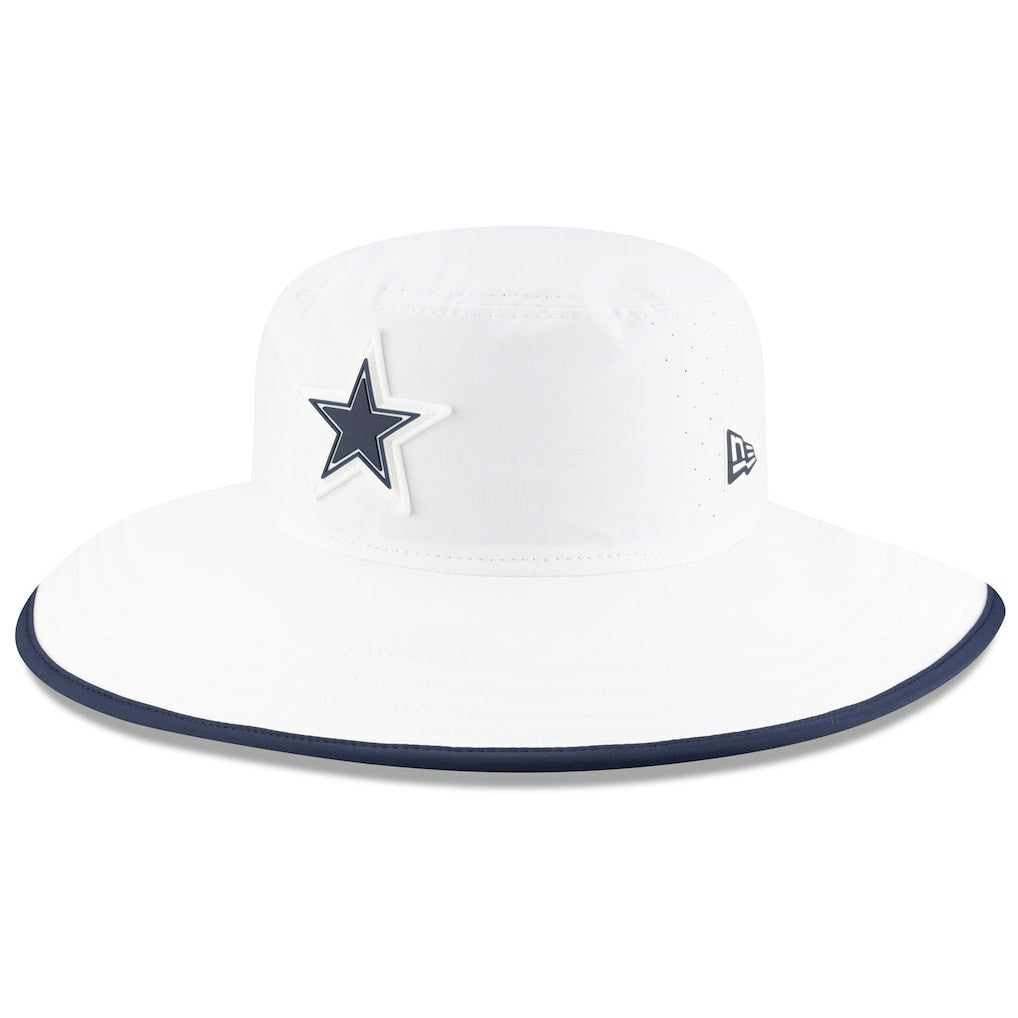 Dallas Cowboys New Era 2025 NFL Training Camp Panama Bucket Hat White - NFL