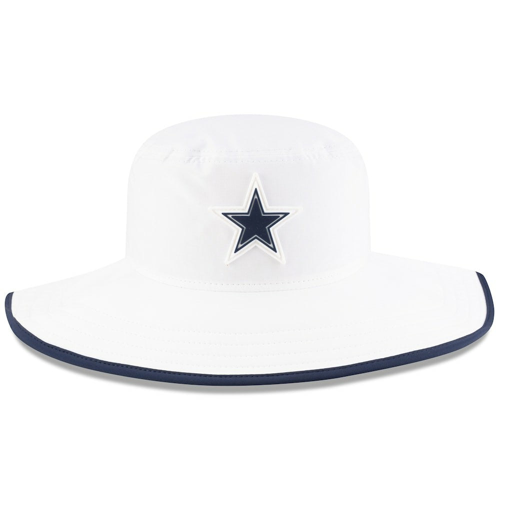 Dallas Cowboys New Era 2025 NFL Training Camp Panama Bucket Hat White - NFL