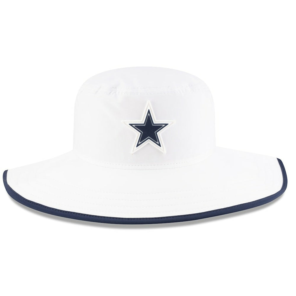 Dallas Cowboys New Era 2025 NFL Training Camp Panama Bucket Hat White - NFL