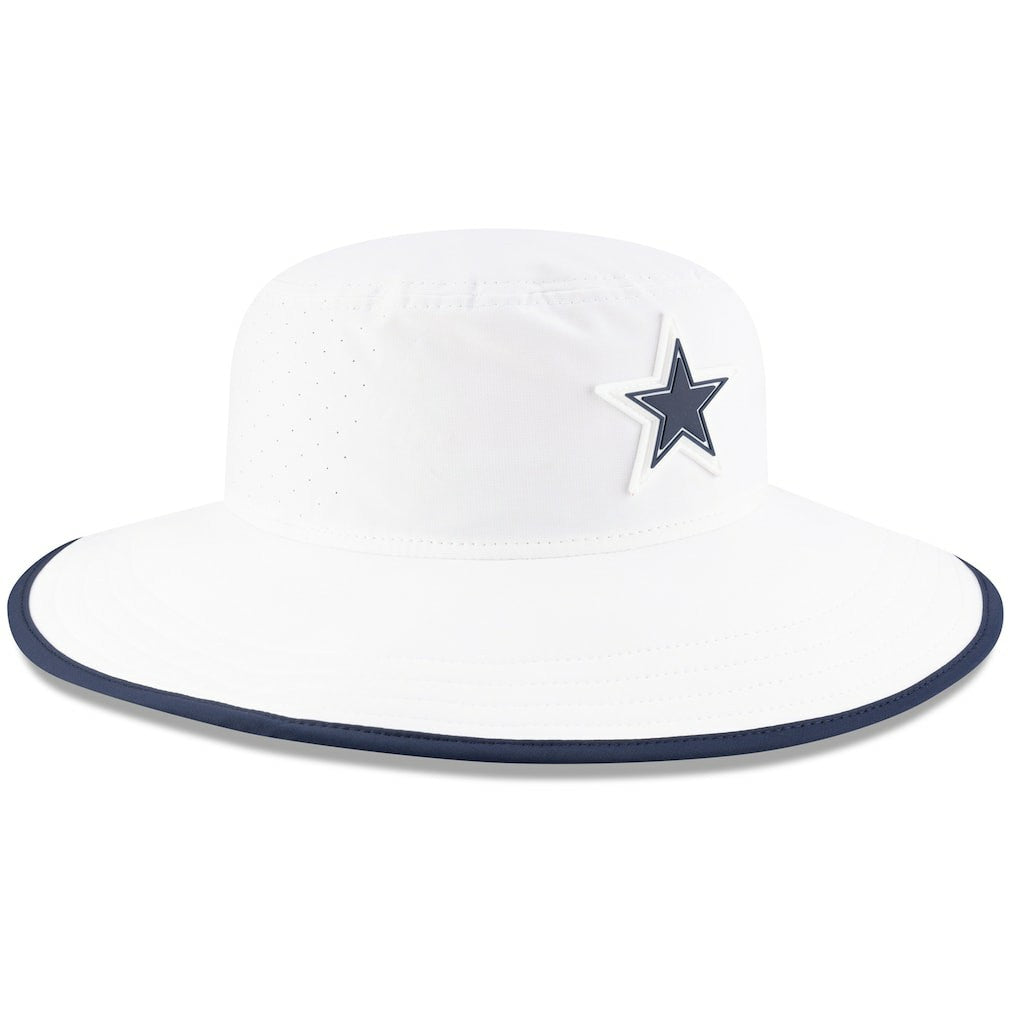 Dallas Cowboys New Era 2025 NFL Training Camp Panama Bucket Hat White - NFL