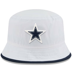 Dallas Cowboys New Era 2025 NFL Training Camp Stretch Bucket Hat White - NFL