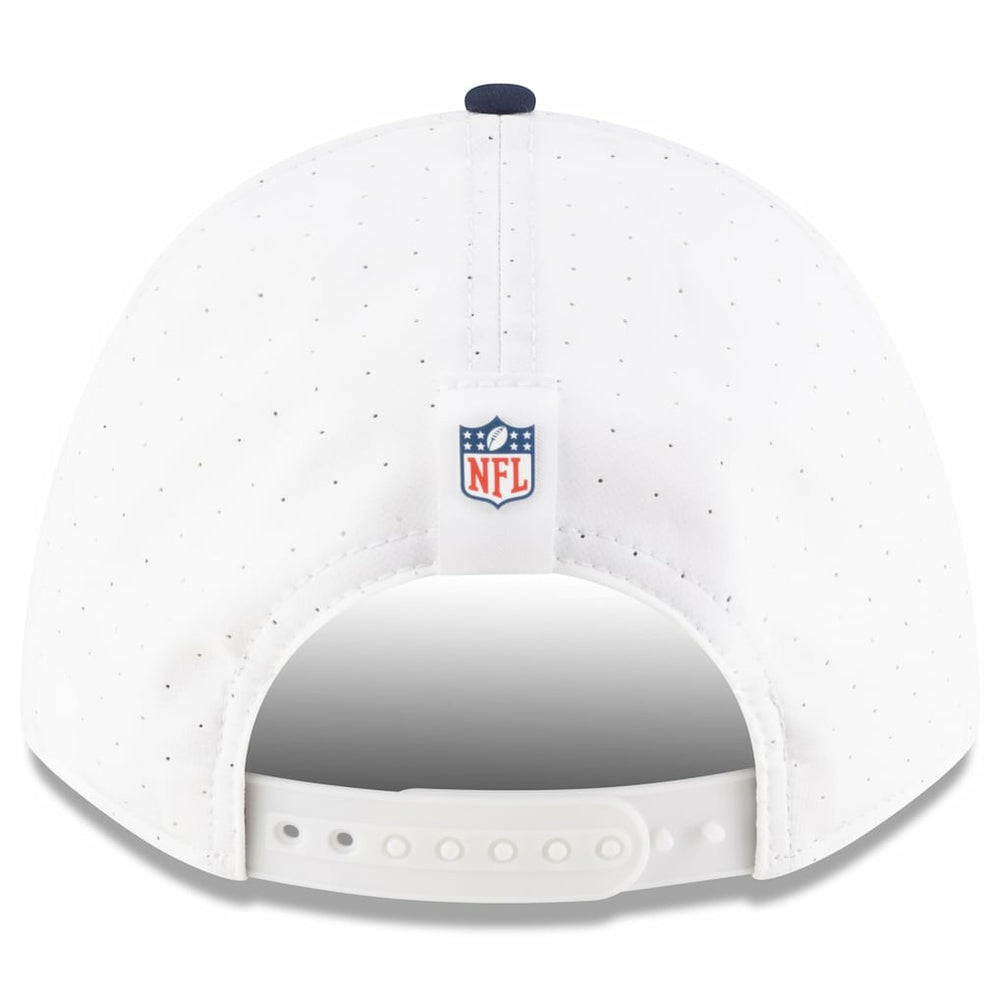 Dallas Cowboys New Era Youth 2025 NFL Training Camp A-Frame 9FORTY Adjustable Hat White/Navy - NFL