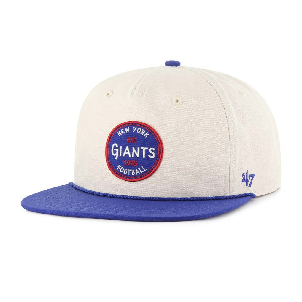 New York Giants '47 Payson Captain Adjustable Hat Natural - 47 brand