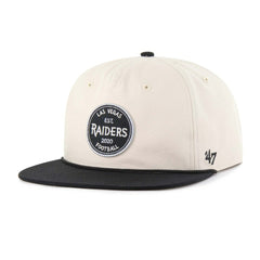 Las Vegas Raiders '47 Payson Captain Adjustable Hat Natural - 47 brand