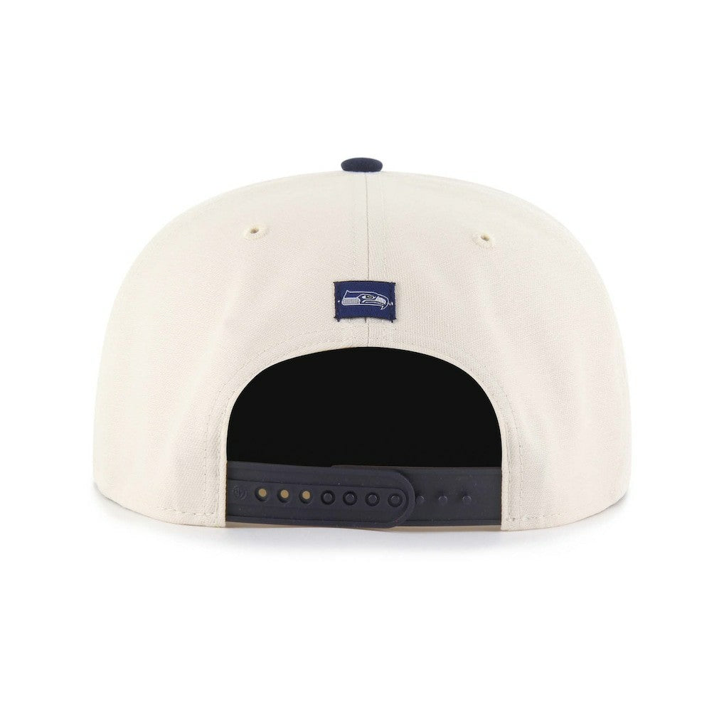 Seattle Seahawks '47 Payson Captain Adjustable Hat Natural - 47 brand