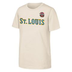 St. Louis Blues - Youth 2025 NHL Winter Classic Primary Logo T-Shirt Tan
