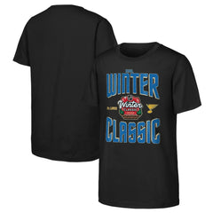 St. Louis Blues - Youth 2025 NHL Winter Classic Game Day T-Shirt Black