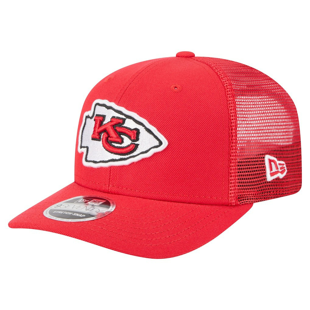 Kansas City Chiefs New Era Team Collection 9SEVENTY Stretch-Snap Adjustable Hat Red - NFL