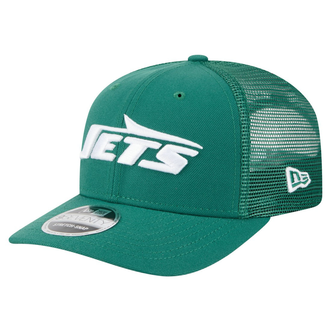 New York Jets New Era Team Collection 9SEVENTY Stretch-Snap Adjustable Hat Green - NFL