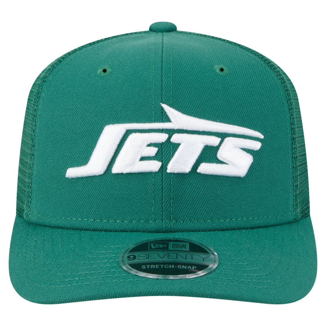 New York Jets New Era Team Collection 9SEVENTY Stretch-Snap Adjustable Hat Green - NFL