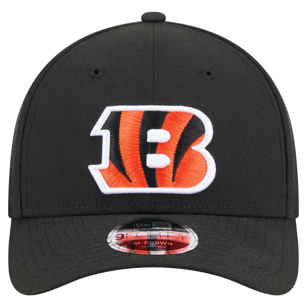 Cincinnati Bengals New Era Team Collection 9FORTY M-Crown Adjustable Hat Black - NFL