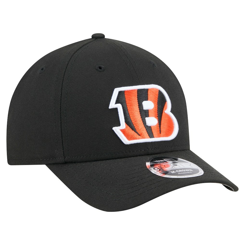 Cincinnati Bengals New Era Team Collection 9FORTY M-Crown Adjustable Hat Black - NFL