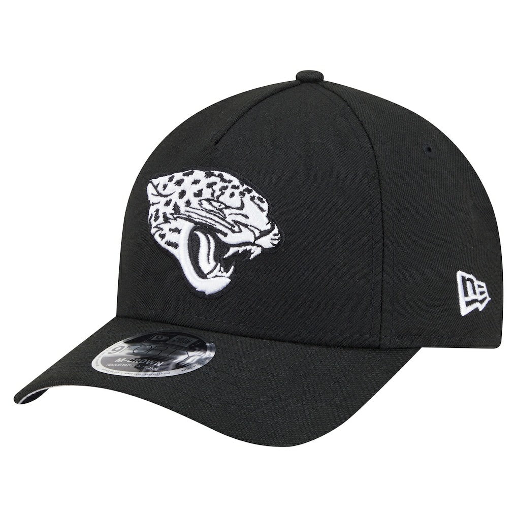 Jacksonville Jaguars New Era Team Collection 9FORTY M-Crown A-Frame Adjustable Hat Black - NFL