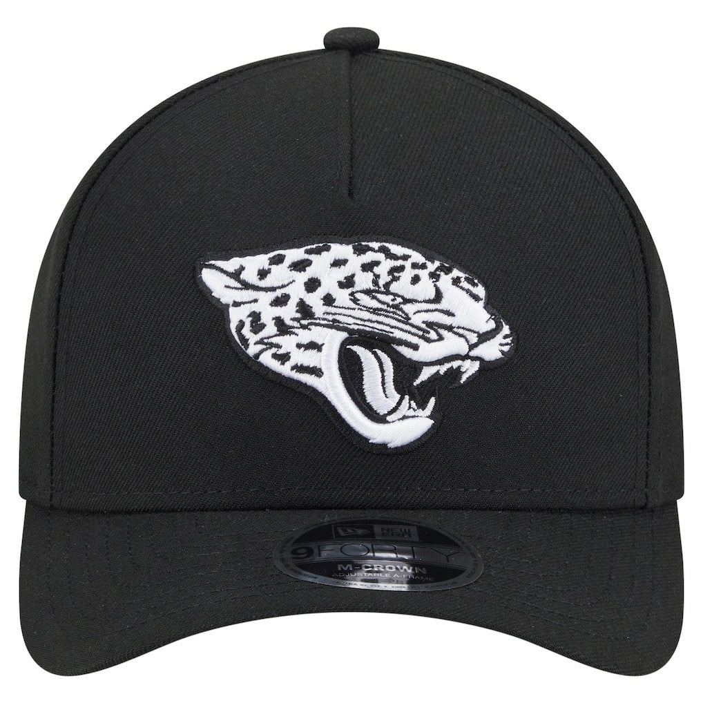 Jacksonville Jaguars New Era Team Collection 9FORTY M-Crown A-Frame Adjustable Hat Black - NFL