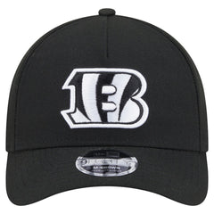 Cincinnati Bengals New Era Team Collection 9FORTY M-Crown A-Frame Adjustable Hat Black - NFL