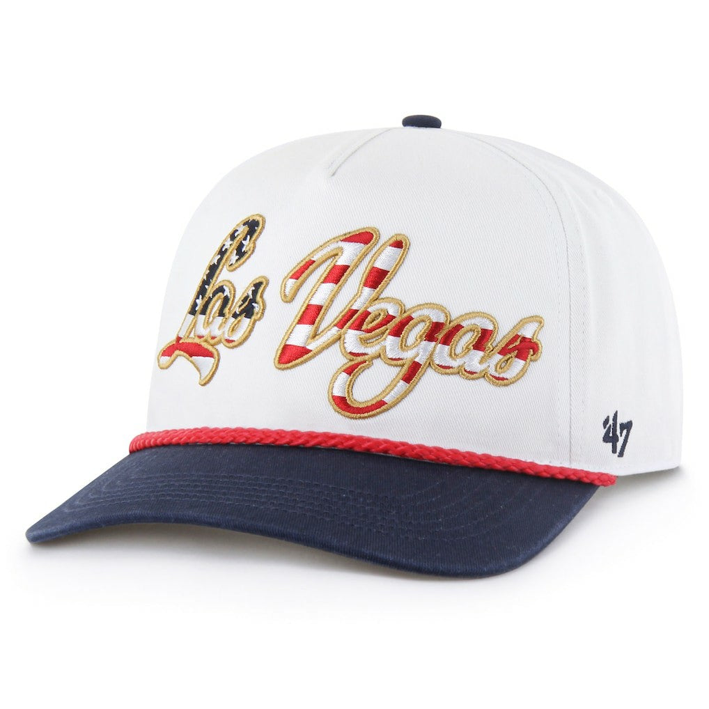 Las Vegas Raiders '47 Patriotic Overhand Hitch Adjustable Hat White - 47 brand