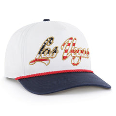 Las Vegas Raiders '47 Patriotic Overhand Hitch Adjustable Hat White - 47 brand