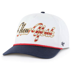 New York Giants '47 Patriotic Overhand Hitch Adjustable Hat White - 47 brand