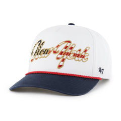 New York Jets '47 Patriotic Overhand Hitch Adjustable Hat White - 47 brand