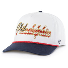 Philadelphia Eagles '47 Patriotic Overhand Hitch Adjustable Hat White - 47 brand