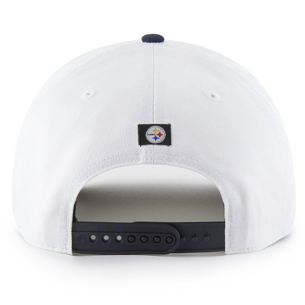 Pittsburgh Steelers '47 Patriotic Overhand Hitch Adjustable Hat White - 47 brand