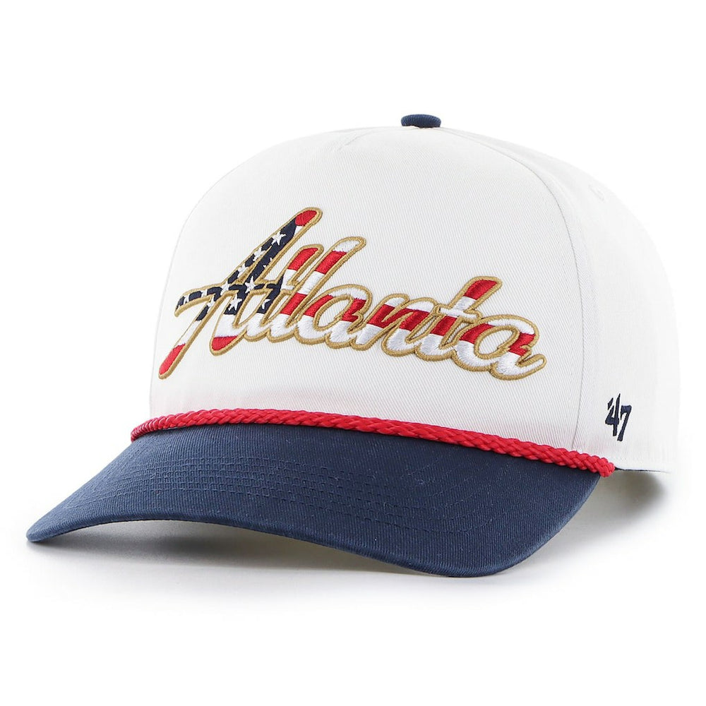 Atlanta Falcons '47 Patriotic Overhand Hitch Adjustable Hat White - 47 brand