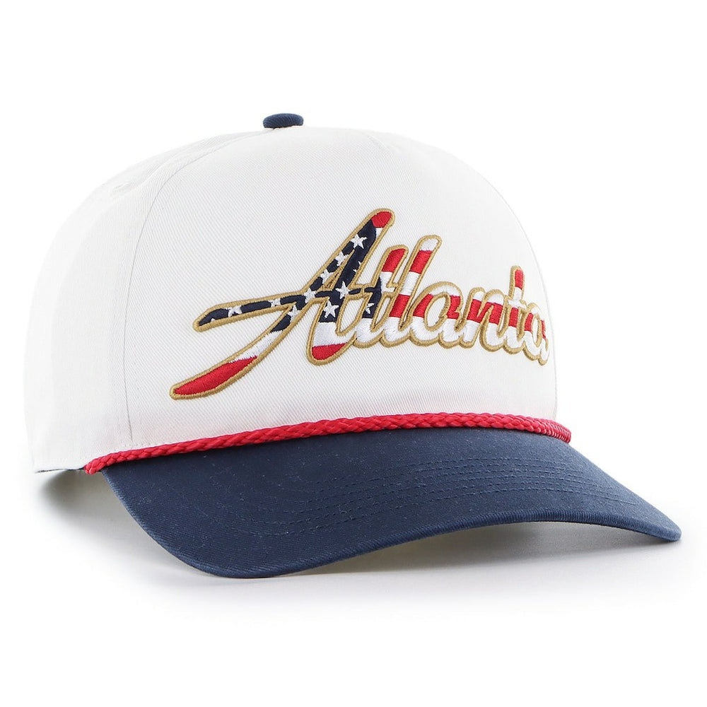 Atlanta Falcons '47 Patriotic Overhand Hitch Adjustable Hat White - 47 brand