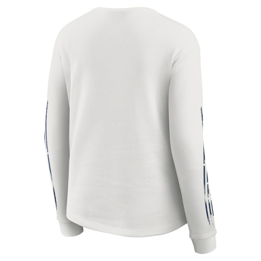 Dallas Cowboys WEAR by Erin Andrews Women's Graphic Waffle Long-Sleeve T-Shirt White - NFL