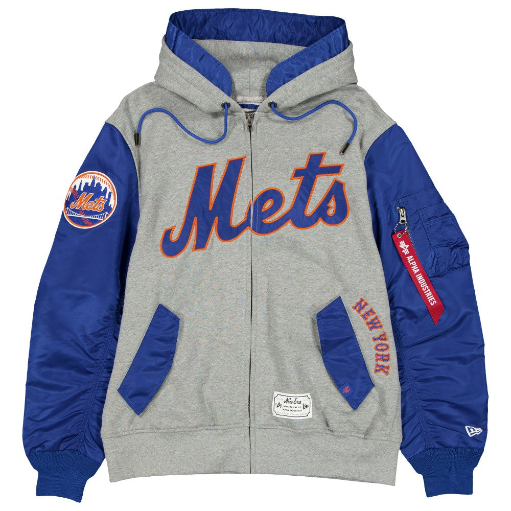 New York Mets New Era x Alpha Industries Full-Zip Hoodie Jacket Online