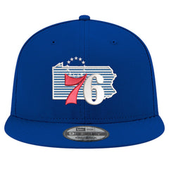 New Era - Philadelphia 76ers State Pride 9FIFTY Snapback Hat - Royal