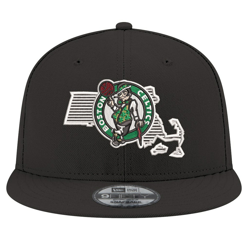 New Era - Boston Celtics State Pride 9FIFTY Snapback Hat - Black