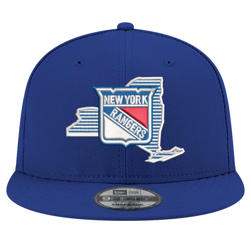 New York Rangers New Era State Pride 9FIFTY Snapback Hat Blue