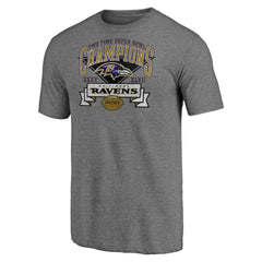 Baltimore Ravens Hot Route Tri-Blend T-Shirt Heather Gray - NFL