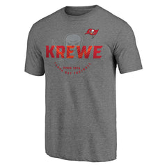 Tampa Bay Buccaneers Hot Route Tri-Blend T-Shirt Heather Gray - NFL