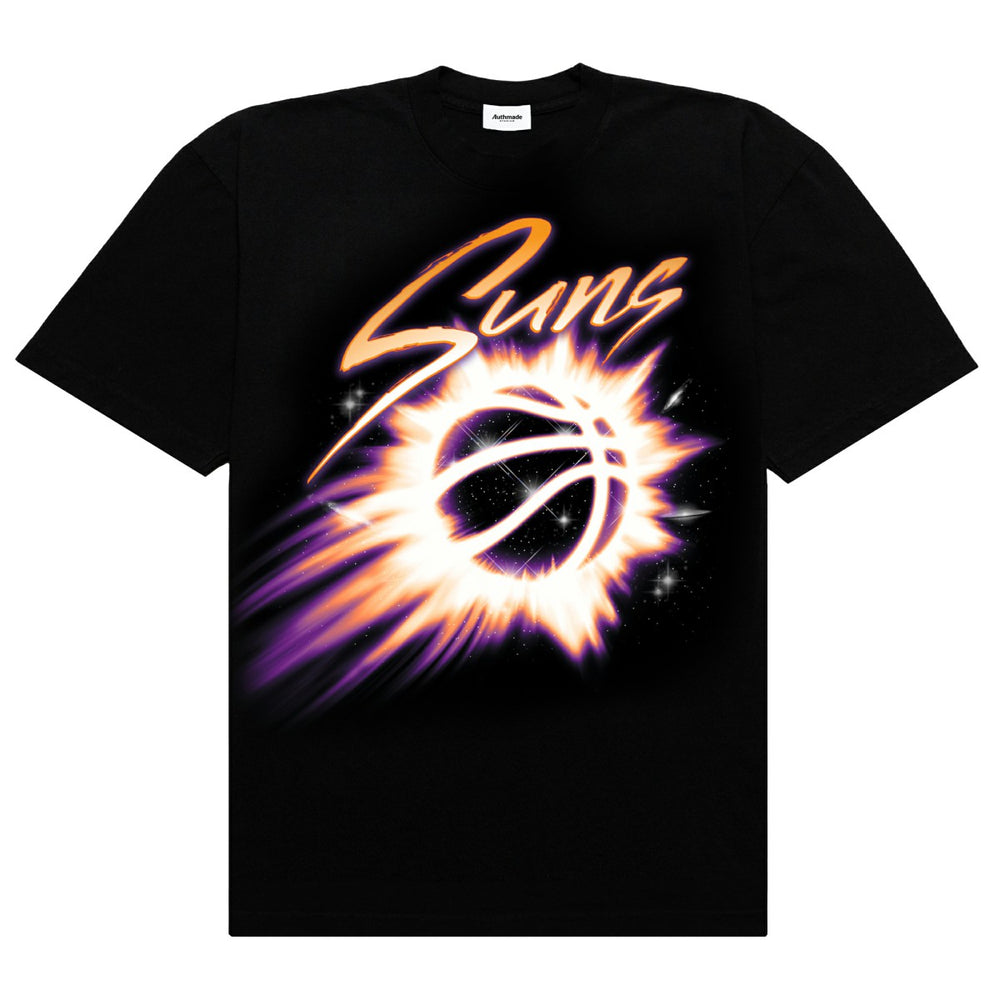 NBA - Phoenix Suns Authmade Unisex Ultraviolet T-Shirt - Black